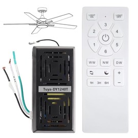 SODSEA Smart Alexa Ceiling Fan Remote Control Kit, Replacement for Indoor Outdoor Ceiling Fan with Light-1240 (Tuya-Remote-52in)