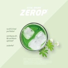 Best Body Nutrition Best Body Nutrition Vital Drink ZEROP® - Waldmeister, Original Getränkekonzentrat - Sirup - zuckerfrei, 1:80 ergibt 80 Liter Fertiggetränk, 1000 ml