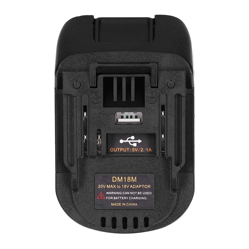 Lithium Battery Adapter Dock Power Connector with USB Charge Interface