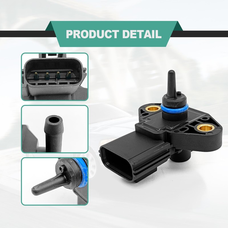 Fuel Rail Injection Pressure Sensor Compatible with Ford F150 F250