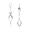 Agálea | Aretes largos de Plata ley .925 diseño Colgante