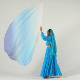 MUNAFIE Worship Flags Set(2 Flags+Sticks) for Dance Church Flags for Worship Guard Flag Praise Dance Flags 6#WHITE-BLUE-NAVY