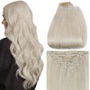 Full Shine Human Hair Clip in Extensions for Women 22