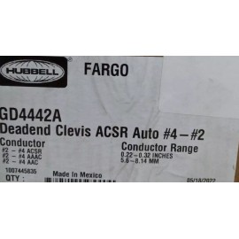 HUBBELL GD4442A Deadend Clevis ACSR