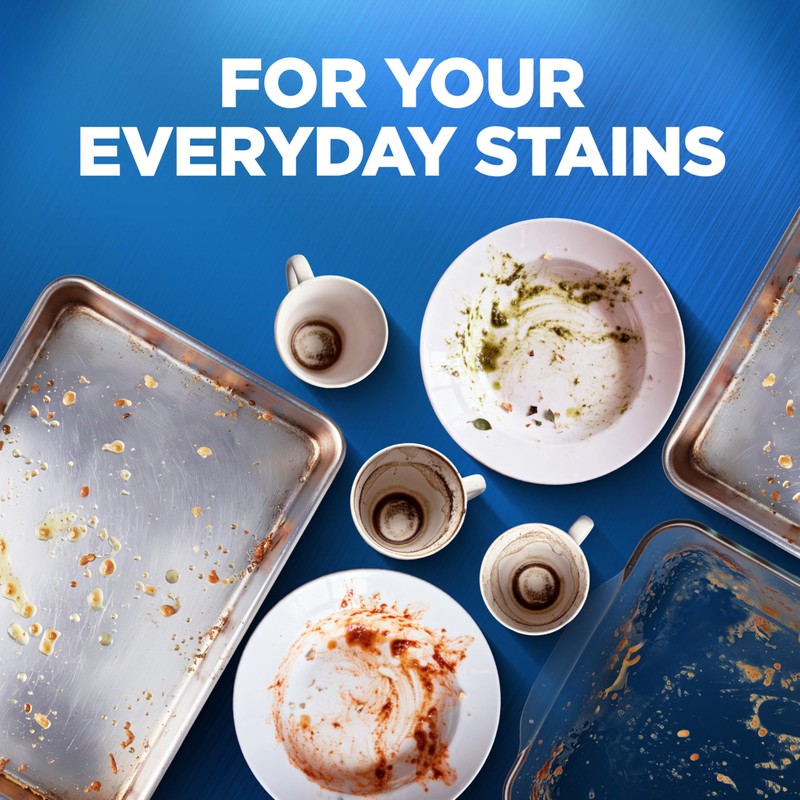 Finish Gel Liquid Dishwasher Detergent, Advanced Deep Cleaning Power Dish