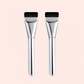 Wide Pore Cover Adhering Foundation with Brush Brush 2ea