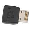 Right Angle USB Type E Adapter, Front Panel Header Male