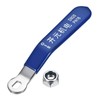 sourcing map Lever Handle Iron Chrome Plated Replacement with Plastic