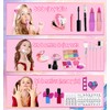 Maquillaje para Niñas- 28 Piezas, Kit de Maquillaje Lavable para