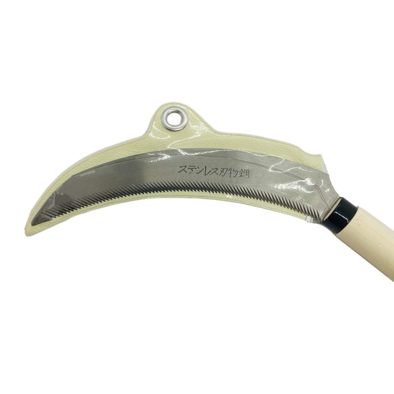 KAKURI Serrated Sickle Garden Tool 6.7", Weeding Tool Sickle for