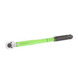 OEMTOOLS 25694 3/8” Drive Click-Style Torque Wrench | Green | 14.5” Long | 10-80 Ft-Lb (13.558-108.47 Nm) | Accurate to +/- 4% | Knurled Handle for a Secure Grip | Clicks at Desired Torque