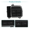 A ABSOPRO Steering Wheel Cruise Control Switch Button Black Suitable