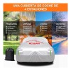 Forro Vehicular C/broche Uso Rudo Plata Suv Grande