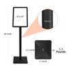 JUNJIAO Sign Stand 11 x 17 Inch Heavy Duty Sign