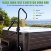 Hot Tub Handrail, 360-Degree Rotatable SPA Handrail, 41"-53" Adjustable Height,