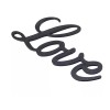 Medallurgy Love Word Art Sign Home Kitchen Decor Wall Hanging