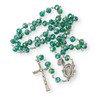 Nazareth Store Crystallized Green Beads Rosary Prayer Necklace Our Father