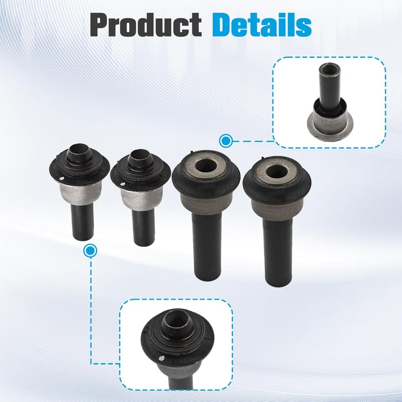 4PCS Front Subframe Crossmember Bushing Kit Replacement for Nissan Rogue
