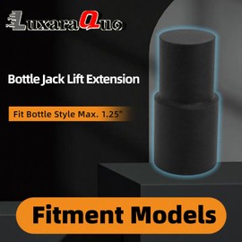 Bottle Jack Lift Extension Adapter - 3 Inch 6 Ton Capacity Bottle Jack Lifting Tool - Fits Maximum 1.25 Inch Saddle Diameter Bottle Style Jack