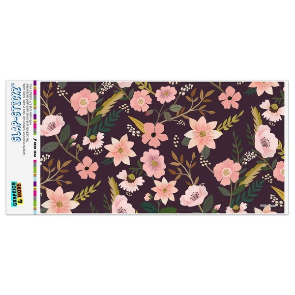 GRAPHICS & MORE Simona Flowers Floral Pattern Automotive Car Window