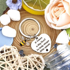 Thank You Teachers Gifts, Teacher Keyring, Teacher Gifts,Thank You Gift, Teacher Gifts for Women,Best Teacher Gifts, Christmas Presents for Teachers,Teacher Leaving Gifts,Teacher Gift Christmas Gifts