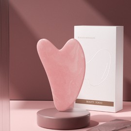 Pink Heart Gua Sha Face Body Massage Tool Muscle Relaxation Heart Gua Sha Pink Gua Sha 5ea
