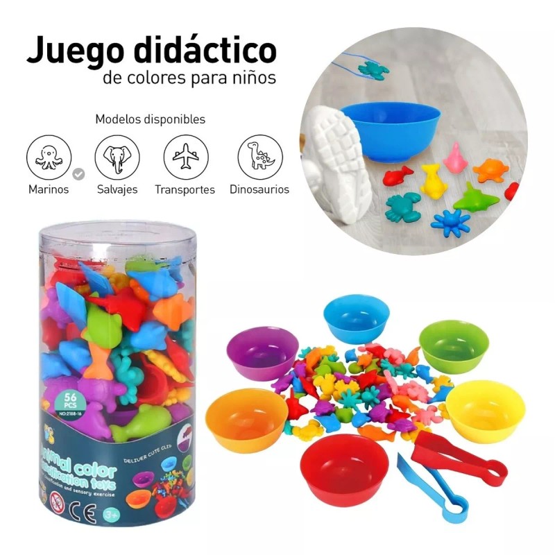 Bluelander Mayoreo 2 Kits Juguete Didáctico Niños Cognitivo Educativo