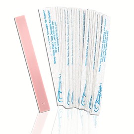 Tammy Taylor Peel N Stick Zebra 180 Grit Professional, Washable Nail Files and Emery Board for a Long Lasting Smooth Manicure/Pedicure Finish (10 pcs)