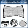 INFINAUTO Cargo Net 39.37 x 23.62 Inch Car Storage Net