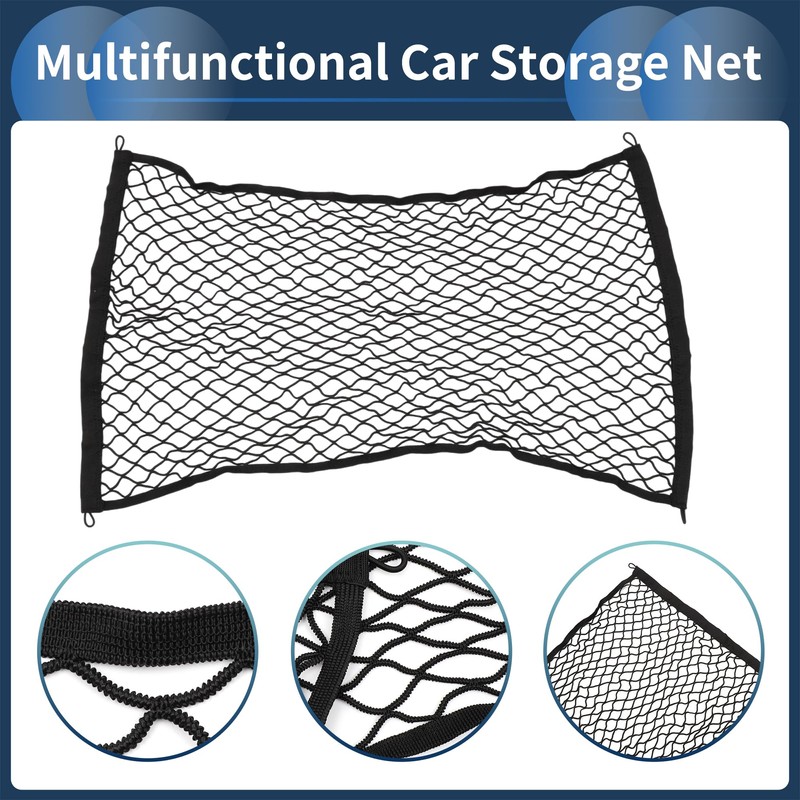 INFINAUTO Cargo Net 39.37 x 23.62 Inch Car Storage Net