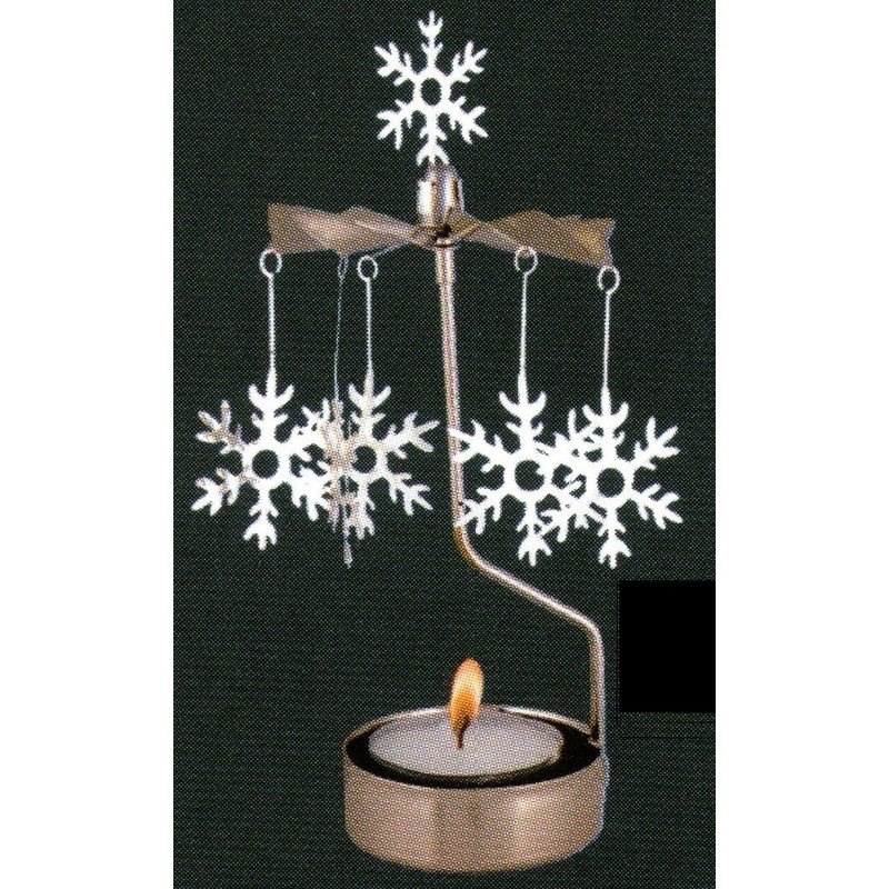 Rotary Candleholder Snowflake