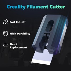 Creality K2 Plus/K2/ K2 Pro Filament Cutter, Original K2 Plus Combo Accessories, Fast Cut Off Filaments, High Durability and Quick Replacement Filament Cutter Module for 3D Printers (5PCS)