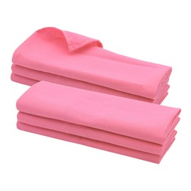 Gariella - 6 Pink Tea Towels, 100% Cotton, 70 x 50 cm, Hand Towel, Kitchen Towel, Dish Cloth, Cleaning Cloth
