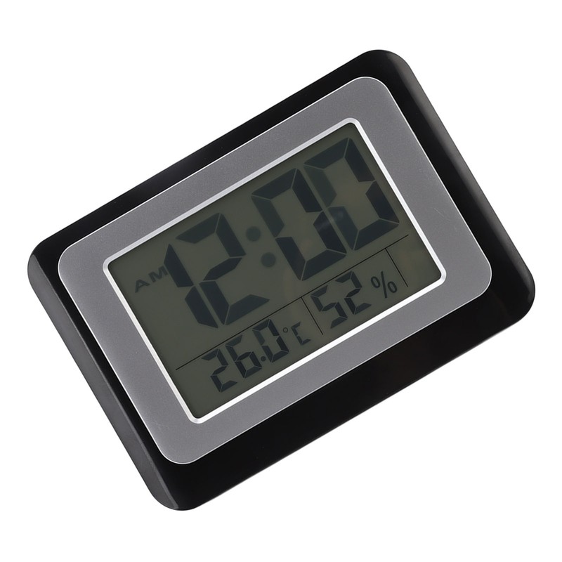 Digital Clock Large Display Blue Backlight Temperature Humidity Function Wall