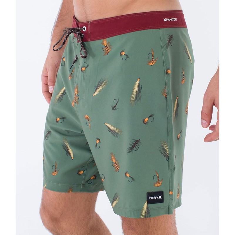 Hurley Men's Board Shorts, malverde