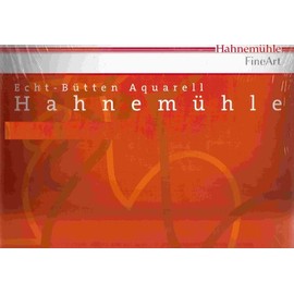 Hahnemühle Real Watercolour Pad, 200 g/m², Matte Surface, 20 Sheets, 12 x 17 cm