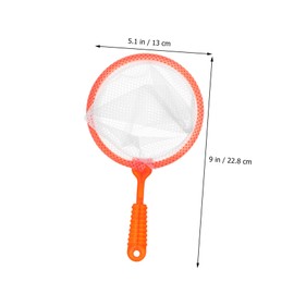 Toddmomy Ergonomic Boys and Girls's Fishing Nets 4 Pcs Set Small Fish Trap High-Density Mesh for Aquarium Beach Pool Play