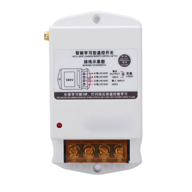 Remote Control Relay Switch Wireless RF Controller AC 380V for