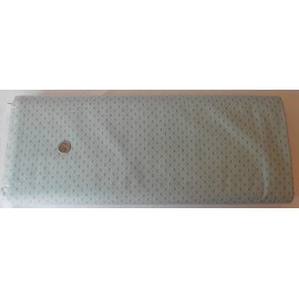 Henry Glass Buggy Barn Iced Mocha Blue Geometrical Cotton Fabric 1900A Retired