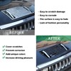 PIUGILH ABS Front Hood Deck Vent Panel Grille Hood Trim
