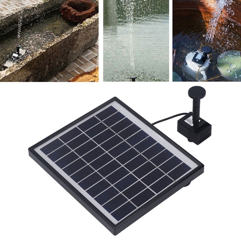 Solar Fountain Pump 6W 10V High Conversion Efficiency Anti Clogging