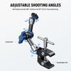 NEEWER 6"/15cm Adjustable Magic Arm with Super Clamp, 1/4" &