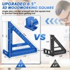 8.5 Inch Large Carpenter Square – Multi-Angle Measuring and Marking