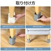 BOIVSHI Table Legs Height Adjustment Height 100mm Set of 4