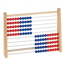 Betzold - Wooden slide rule primary school 100 - abacus calculating frame learning to calculate