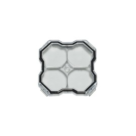 Diode Dynamics Stage Series LED Rock Light Lens (one), Red Clear