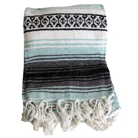 Canyon Creek Mexican Style Falsa Yoga Blanket (Sea Green)