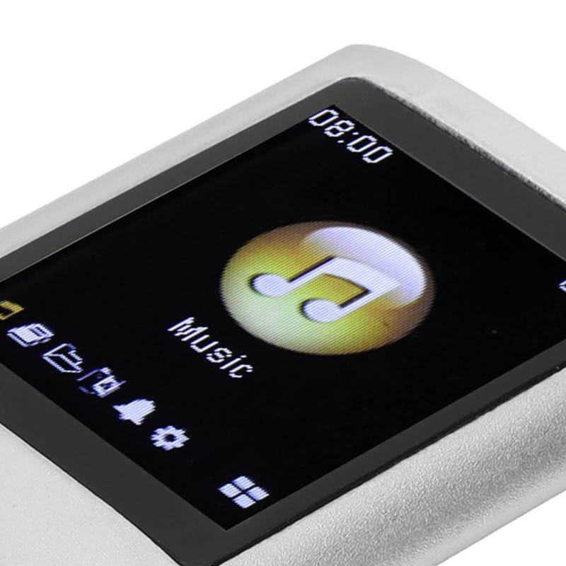 Digital Compact and Portable MP3 Player, Supports 64GB Memory, 8