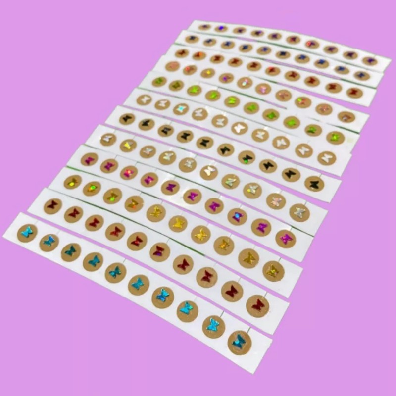 Productos comerciales Balines Con Parche Auriculoterapia 200 Piezas Con Figuras