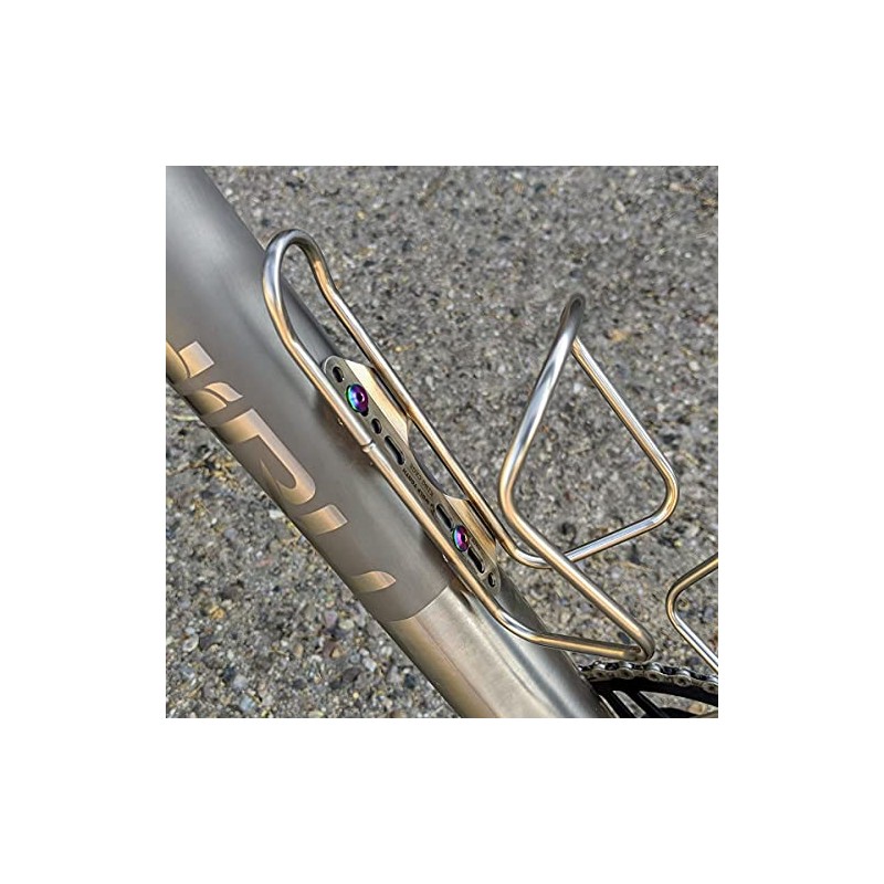 Terske Ultra-Low Profile Superlight Oil Slick Titanium Bottle Cage Bolts: